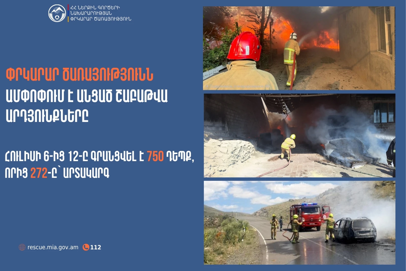 Նախորդ շաբաթվա ընթացքում տուժել է 121, զոհվել՝ 13 մարդ