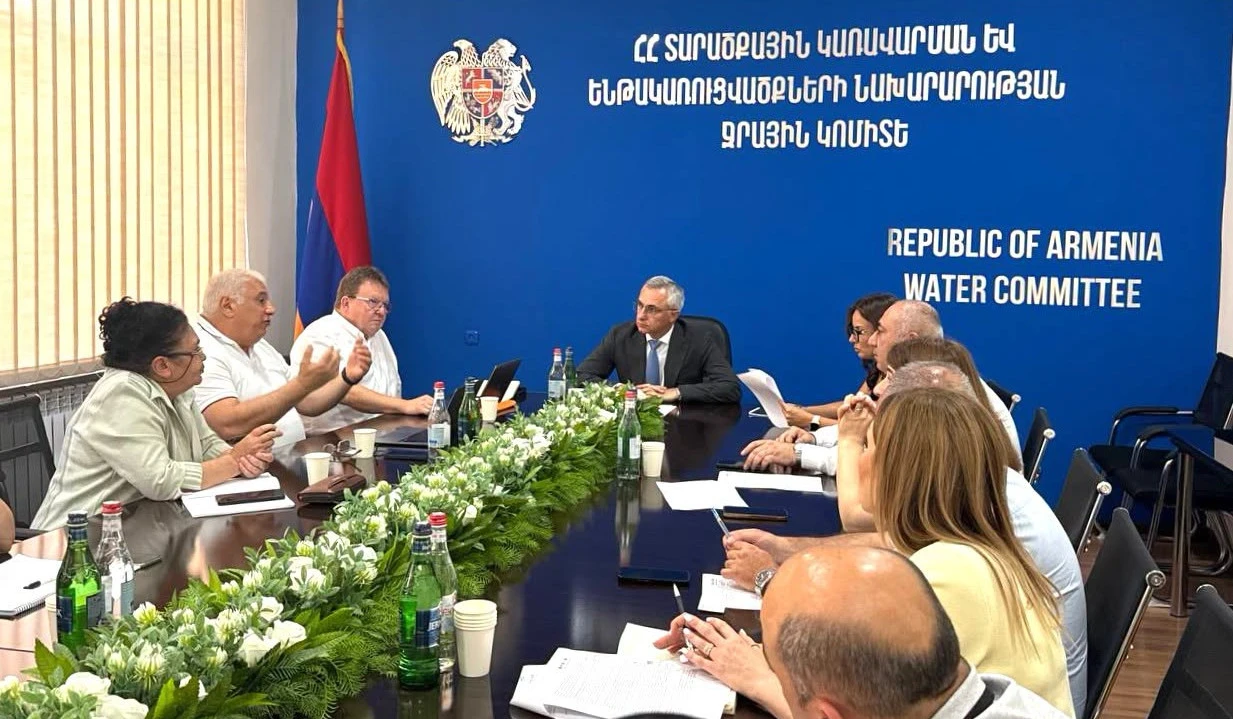 В Водном комитете Армении обсудили положения договора о закупке услуг независимого технического аудита для «Веолия джур»