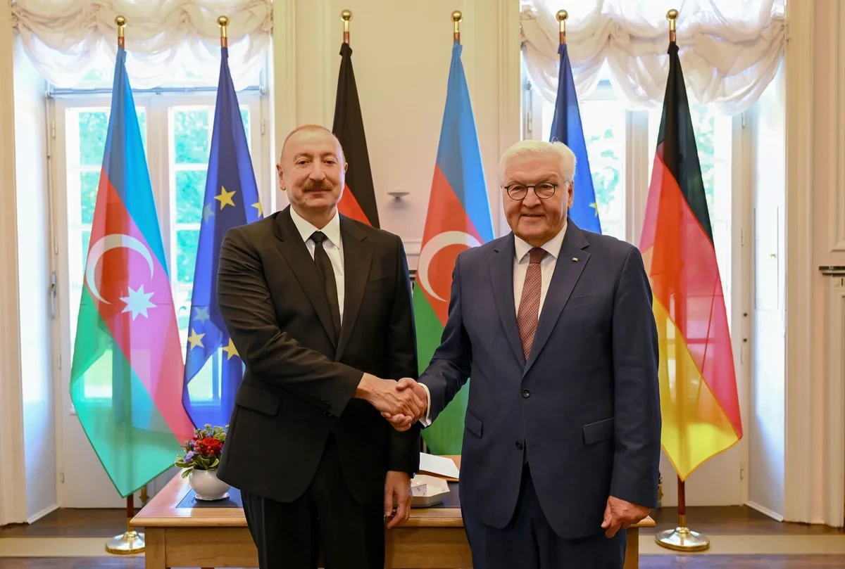 Aliyev held a meeting with the President of Germany