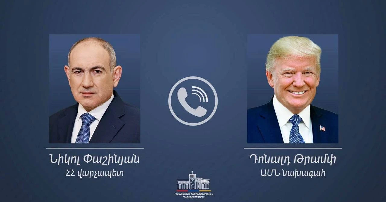 Пашинян и Трамп в телефонном разговоре обсудили текущее состояние реализации проекта TRIPP