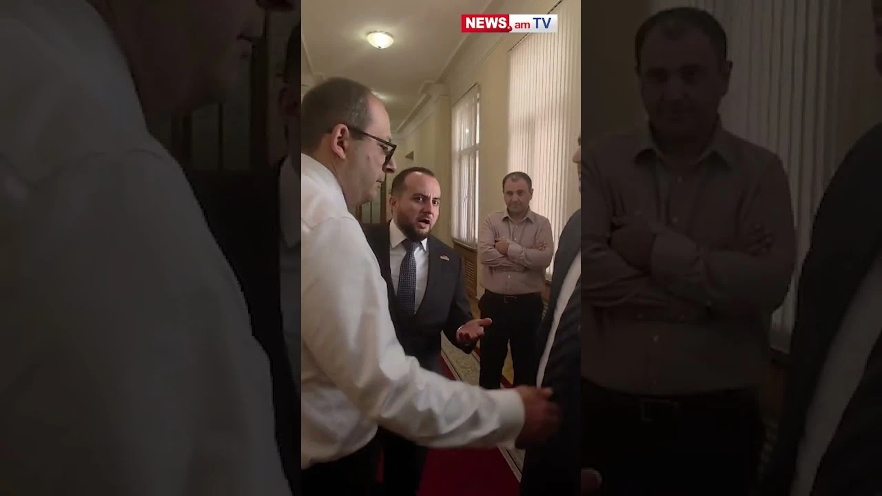 «Ասում ես` ուժեղ բանավիճող ես, արի, տեսնեմ», «Էդպես չէ՞». բանավեճ միջանցքում (վիդեո)