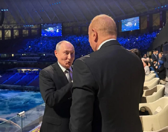 Путин встретился с Алиевым