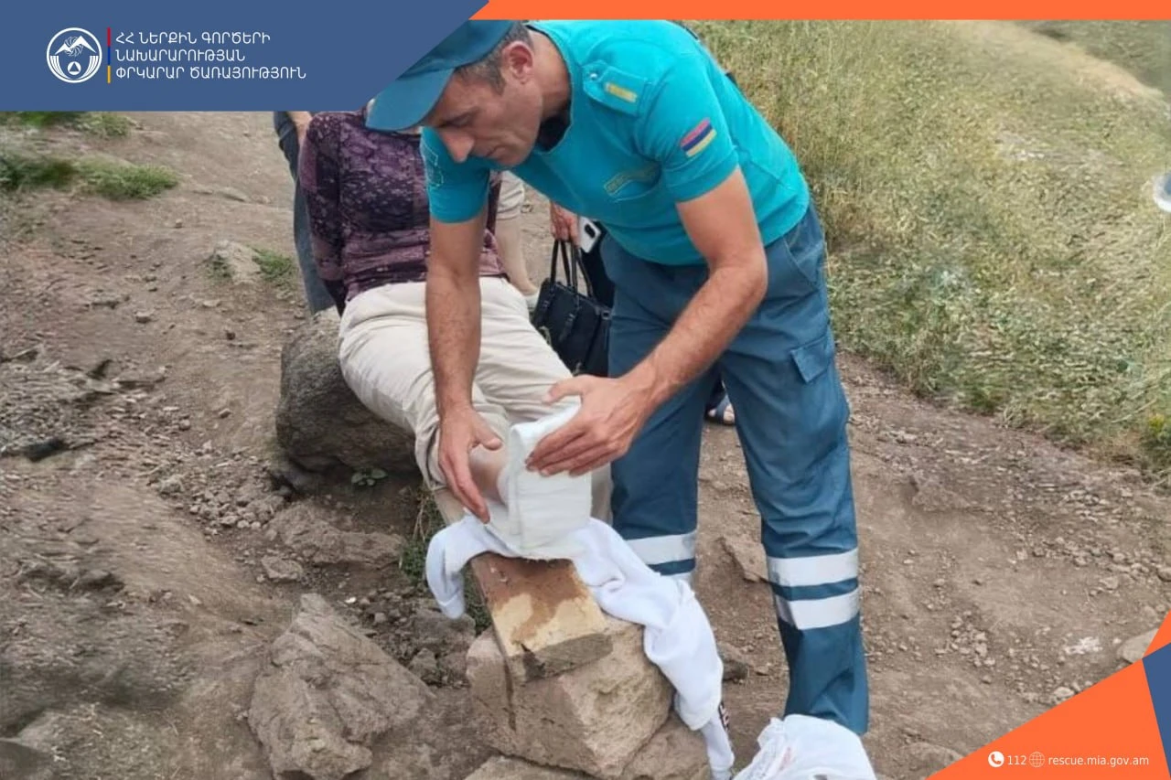 Փրկարարներն օգնության են հասել ոտքը վնասած քաղաքացուն