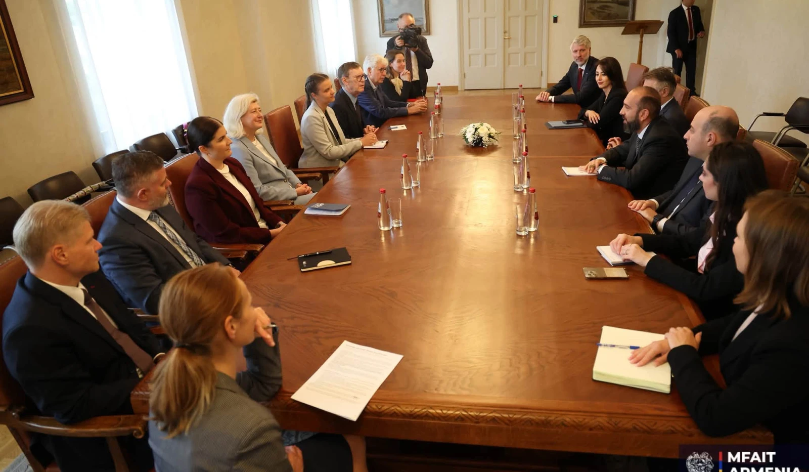 Միրզոյանը Լատվիայի առաջատար մտակենտրոնների ներկայացուցիչների հետ հանդիպմանը անդրադարձել է ԹՐԻՓՓ–ի ընթացքին