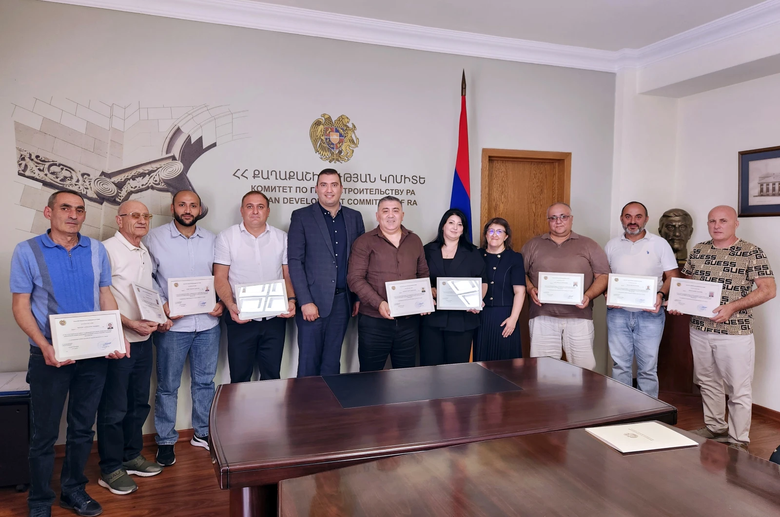 Թեստավորումը հաղթահարած բազմաբնակարան շենքերի կառավարիչների ևս մեկ խումբ վկայական է ստացել