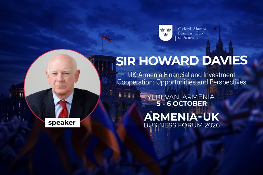 Chairman of Inigo Insurance Sir Howard Davies to Deliver Keynote at Armenia–UK Business Forum 2026
