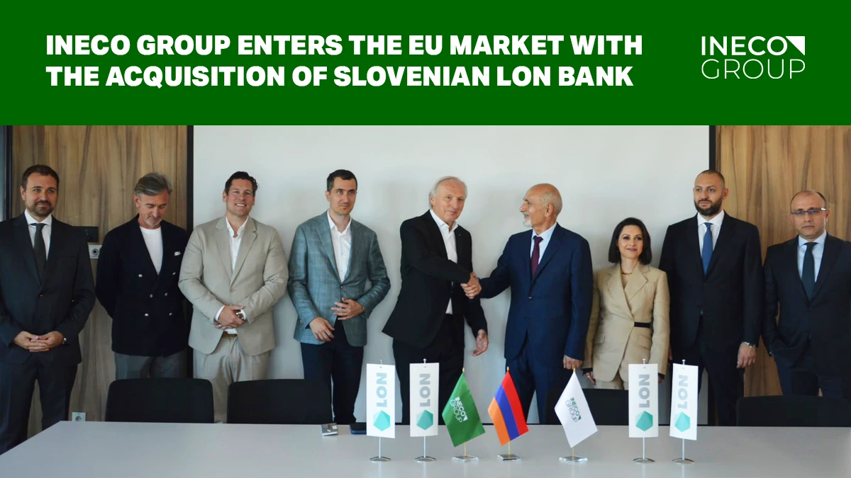 Ineco Group enters the EU banking market with the acquisition of a majority stake in Slovenia’s LON Bank