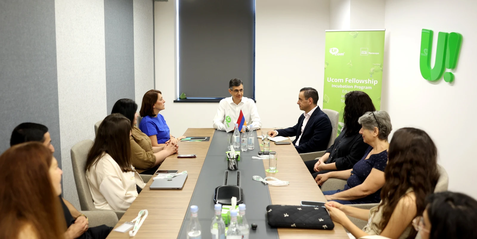 Ucom Fellowship-ի մասնակիցները Ucom-ում հանդիպեցին Ռալֆ Յիրիկյանի հետ