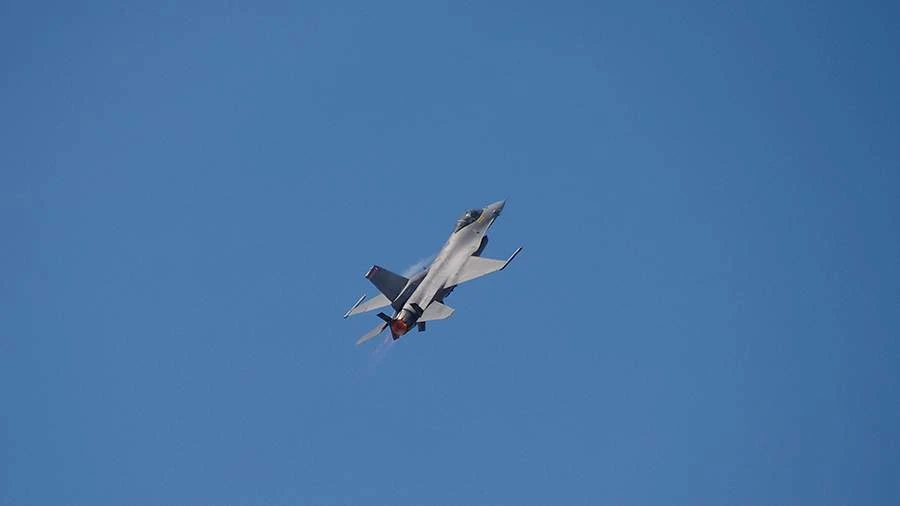 Истребитель F-16 разбился в штате Мичиган
