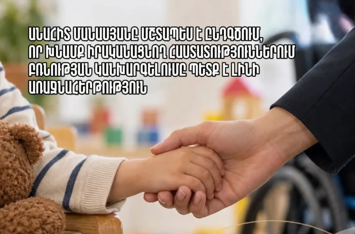 Омбудсмен Армении: Предотвращение насилия в учреждениях по уходу должно быть приоритетом