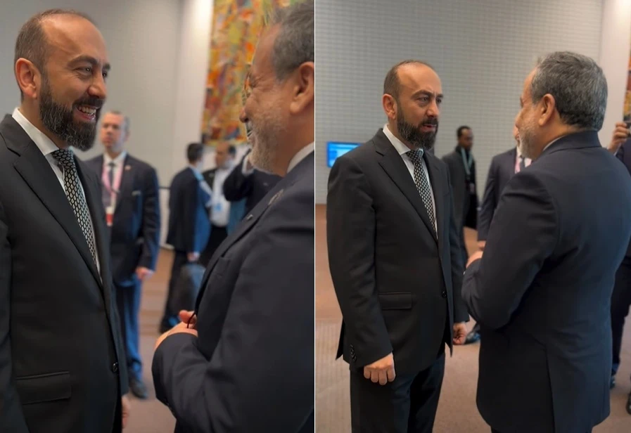 ՄԱԿ ԳԱ շրջանակներում Արարատ Միրզոյանը ոտքի վրա զրուցել է Իրանի ԱԳ նախարարի հետ