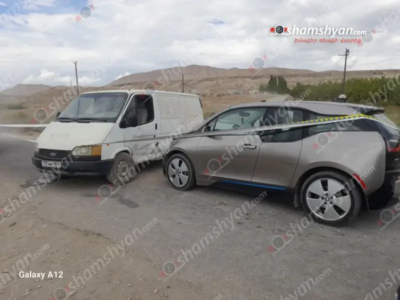 Նոր Ուղի բնակավայրում բախվել են «BMW»-ն և «Ford Transit»-ը․ կա վիրավոր