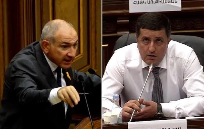 Չի կարա իմ պապային ոչ մեկ գործից հանի, իսկ ձեզ ժողովուրդը կհանի շատ շուտով. Ղազինյանը՝ Փաշինյանին