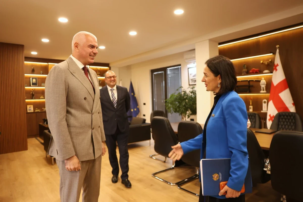 Ժաննա Անդրեասյանն ու Վրաստանի սպորտի նախարարը քննարկել են ՀՀ-Վրաստան համագործակցության ընդլայնման հարցերը