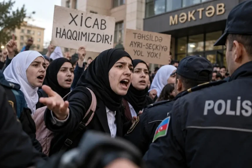 Mehr: Протесты против запрета хиджабов в Азербайджане носят стихийный характер