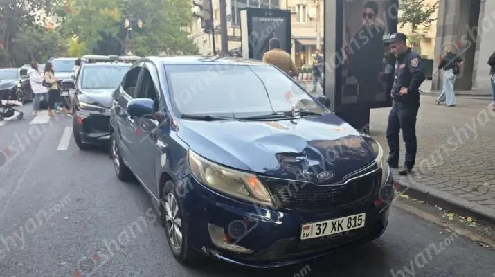 Վրաերթ «Մոսկվա» կինոթատրոնի մոտ