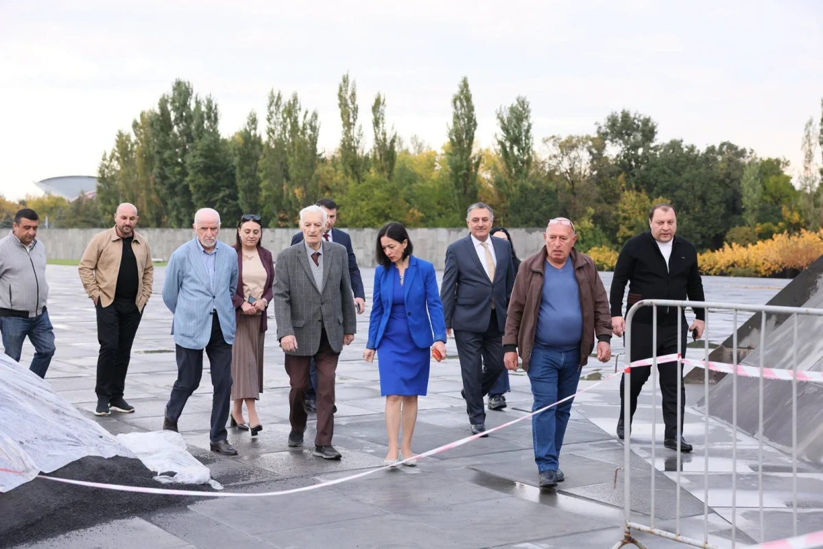 Ծիծեռնակաբերդի հուշահամալիրի բարեկարգման երկրորդ փուլը կավարտվի մինչև տարեվերջ. Ժաննա Անդրեասյանի հերթական այցը