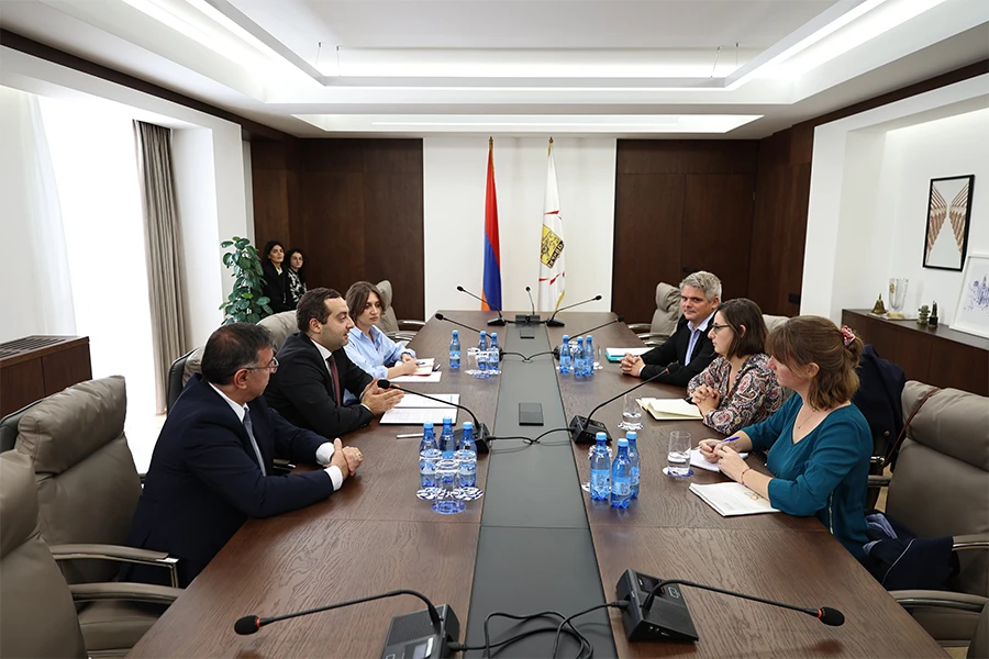 Երևանի փոխքաղաքապետ Լևոն Հովհաննիսյանը հանդիպել է Լիոնի իր գործընկերոջը