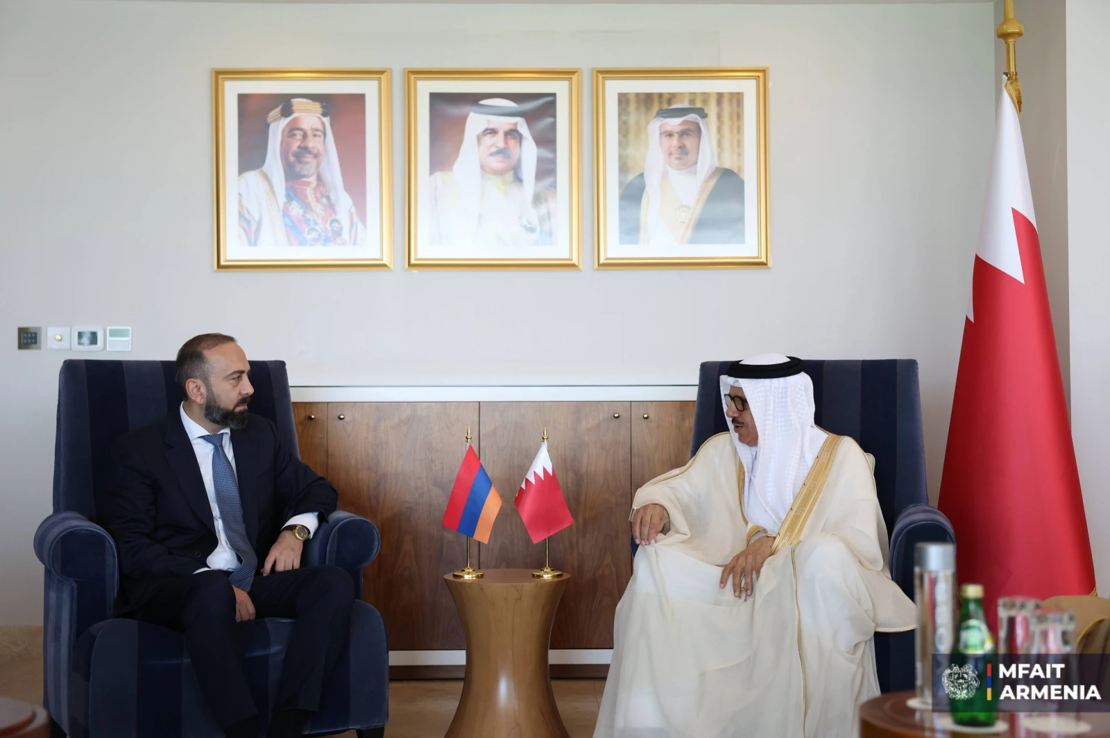 Միրզոյանն ու Բահրեյնի ԱԳ նախարարը քննարկել են Հարավային Կովկասում և Մերձավոր Արևելքում տեղի ունեցող զարգացումները